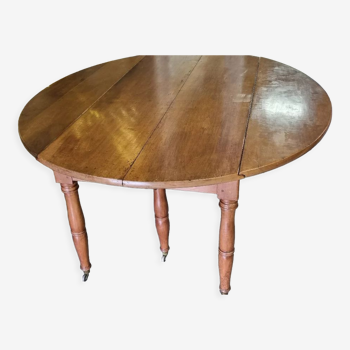 Table ovale directoire début 19ème