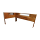 Cozy walnut bramble headboard for bed 140 x 190, from 1950