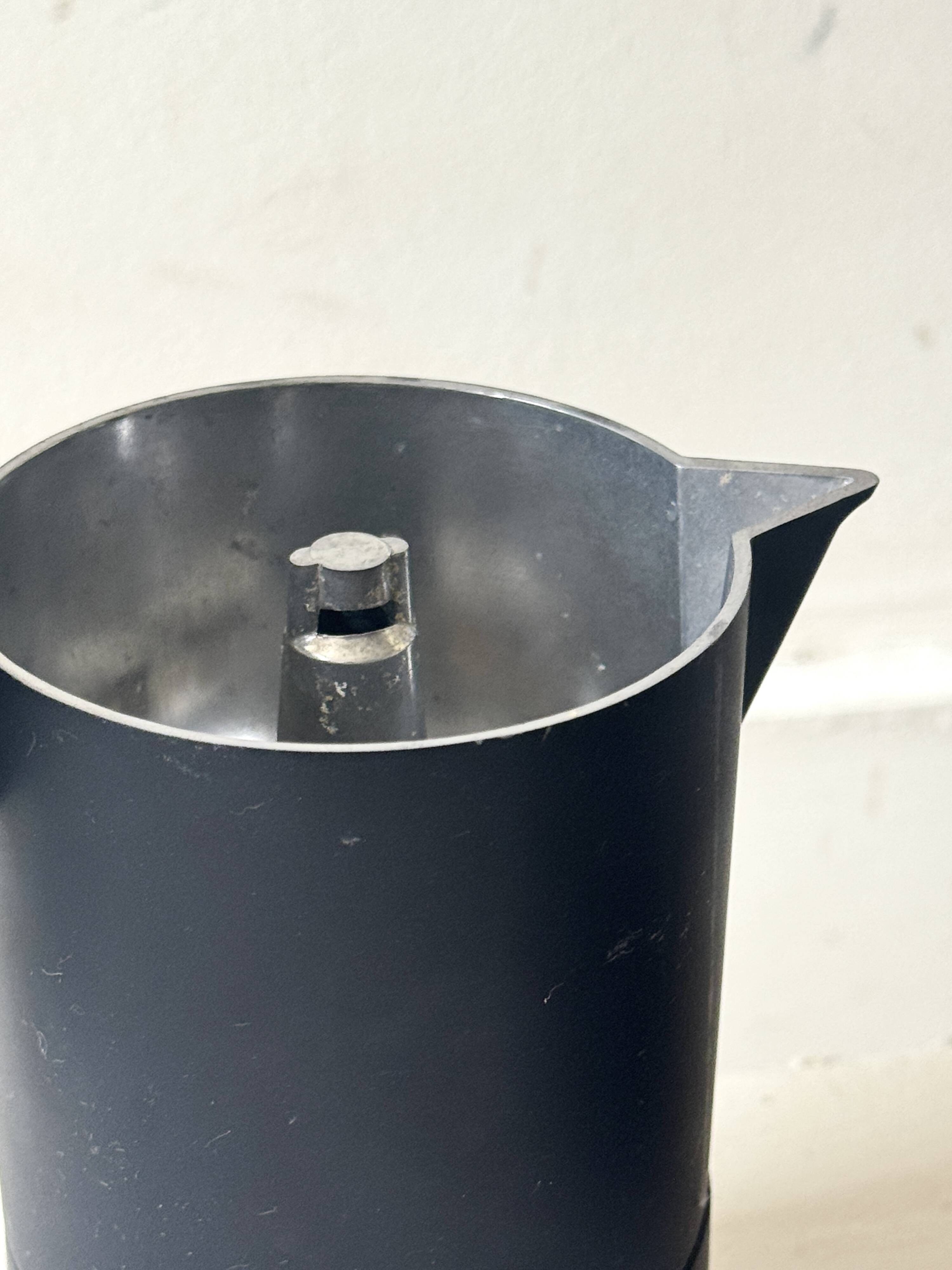 Black coffee maker design "La Cupola", Aldo Rossi for Alessi Italy 1988