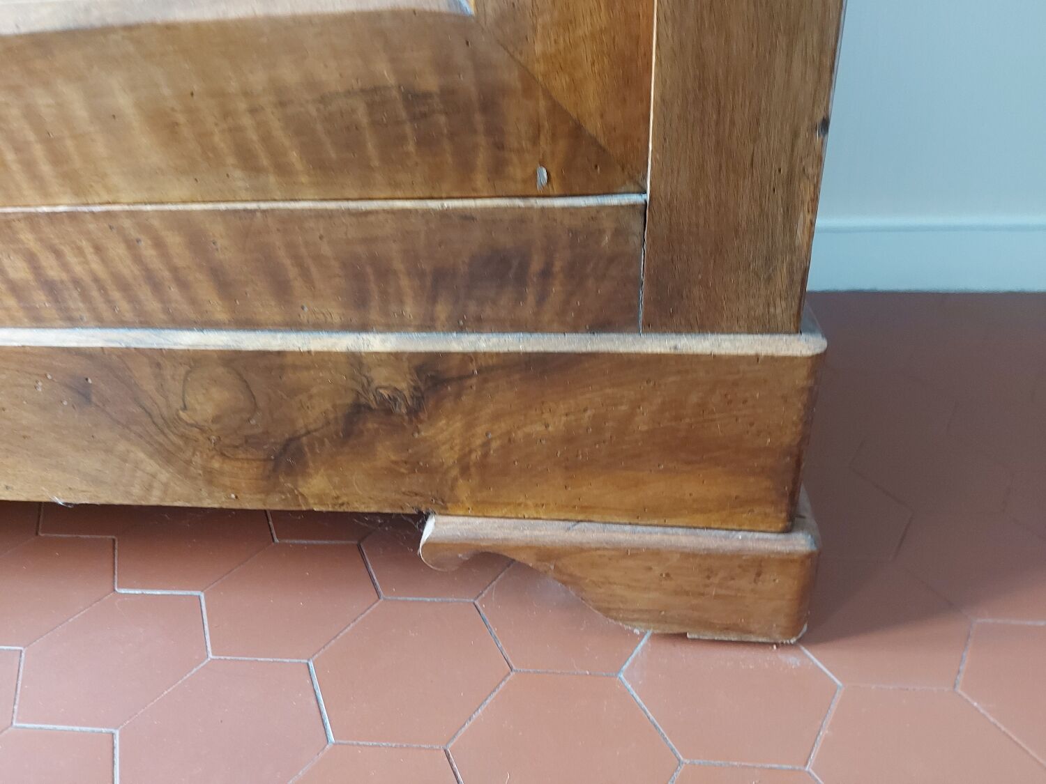 Antique solid wood sideboard