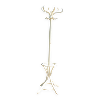 Portemanteau perroquet baumann blanc porte-parapluie