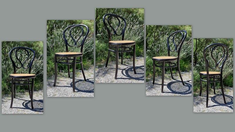 Bistro chair N°20 omega J&J Kohn 1885 ca