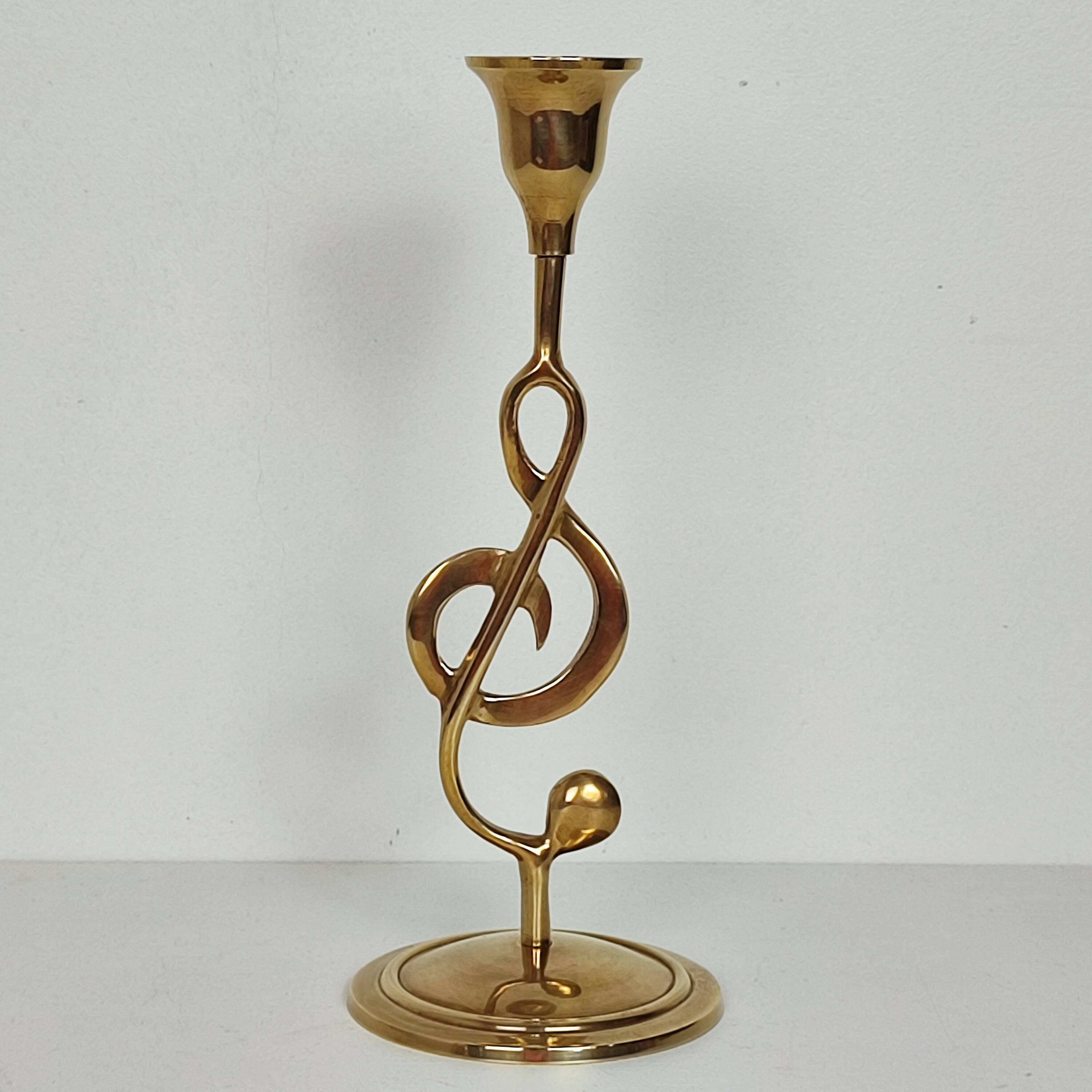 “Treble Clef” Candle Holder