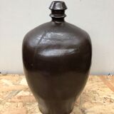 Ancienne jarre grès marron reserve maison made in france vintage
