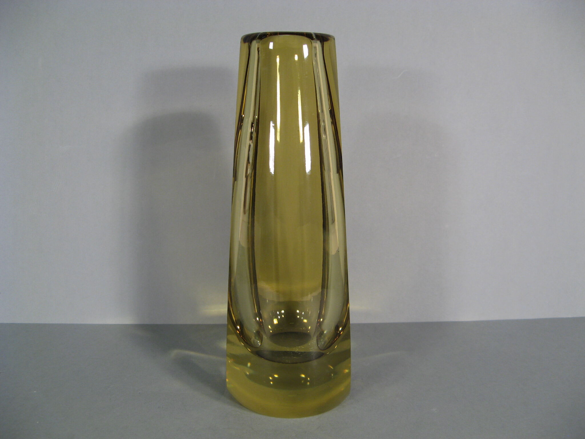 Vintage crystal vase j.b france 1970s