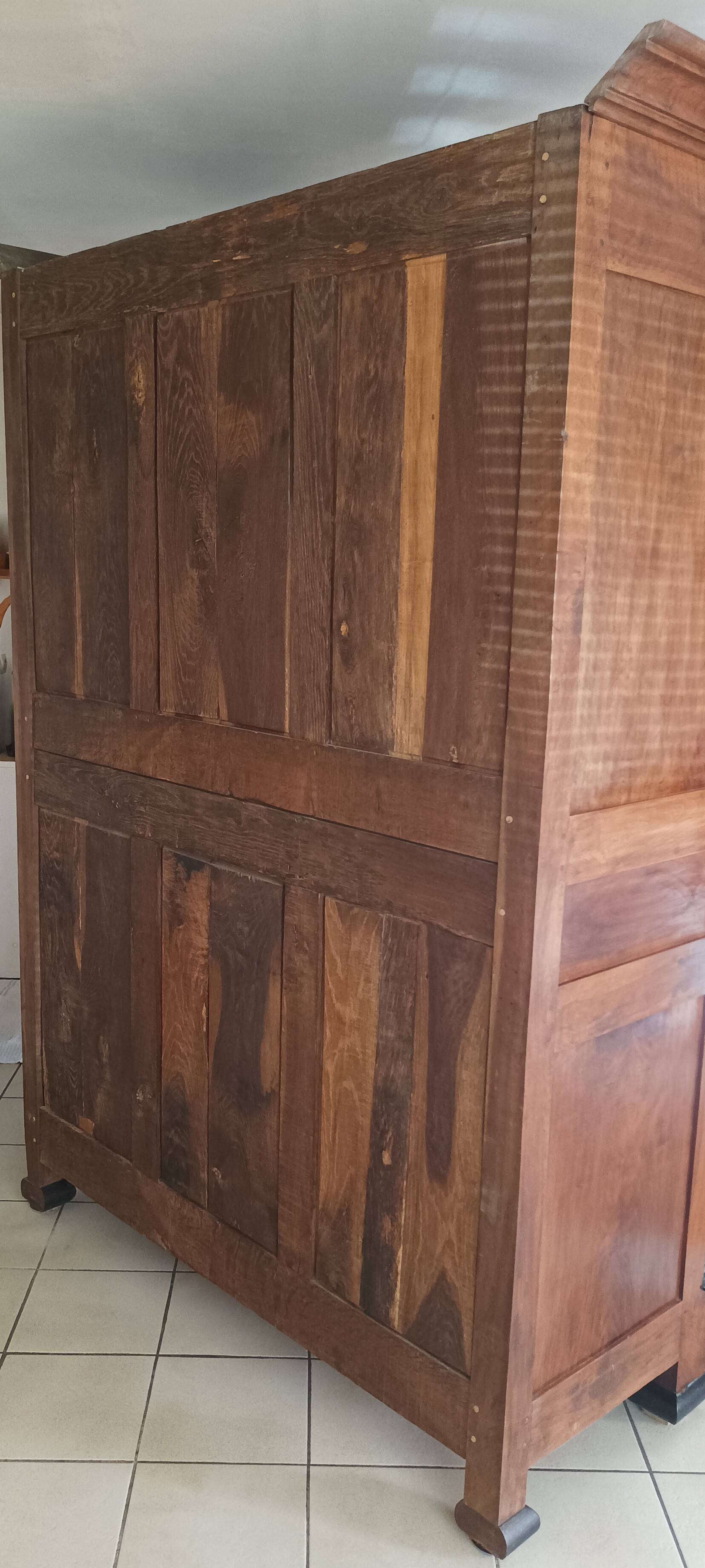 Empire walnut wardrobe