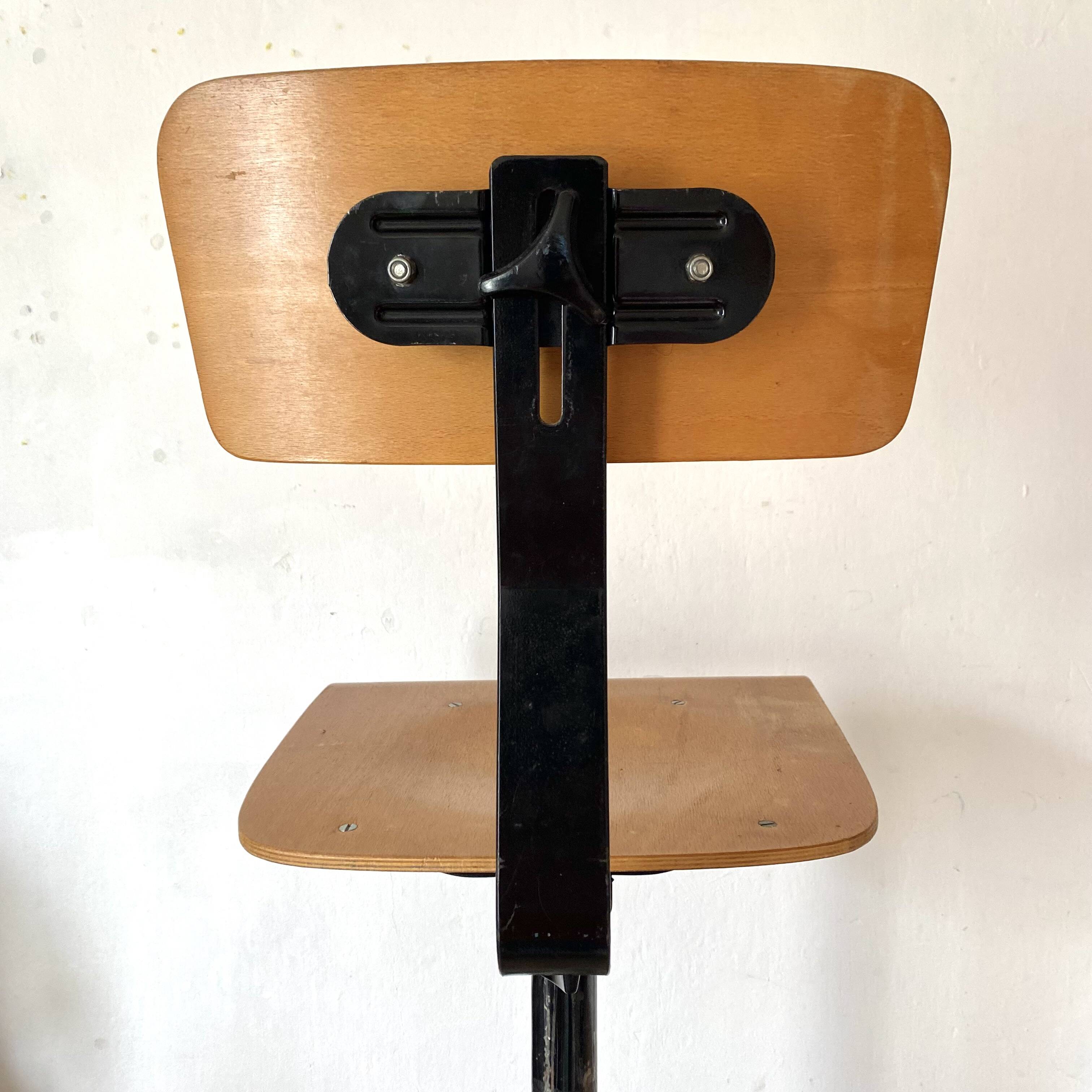 Vintage industrial workshop chair