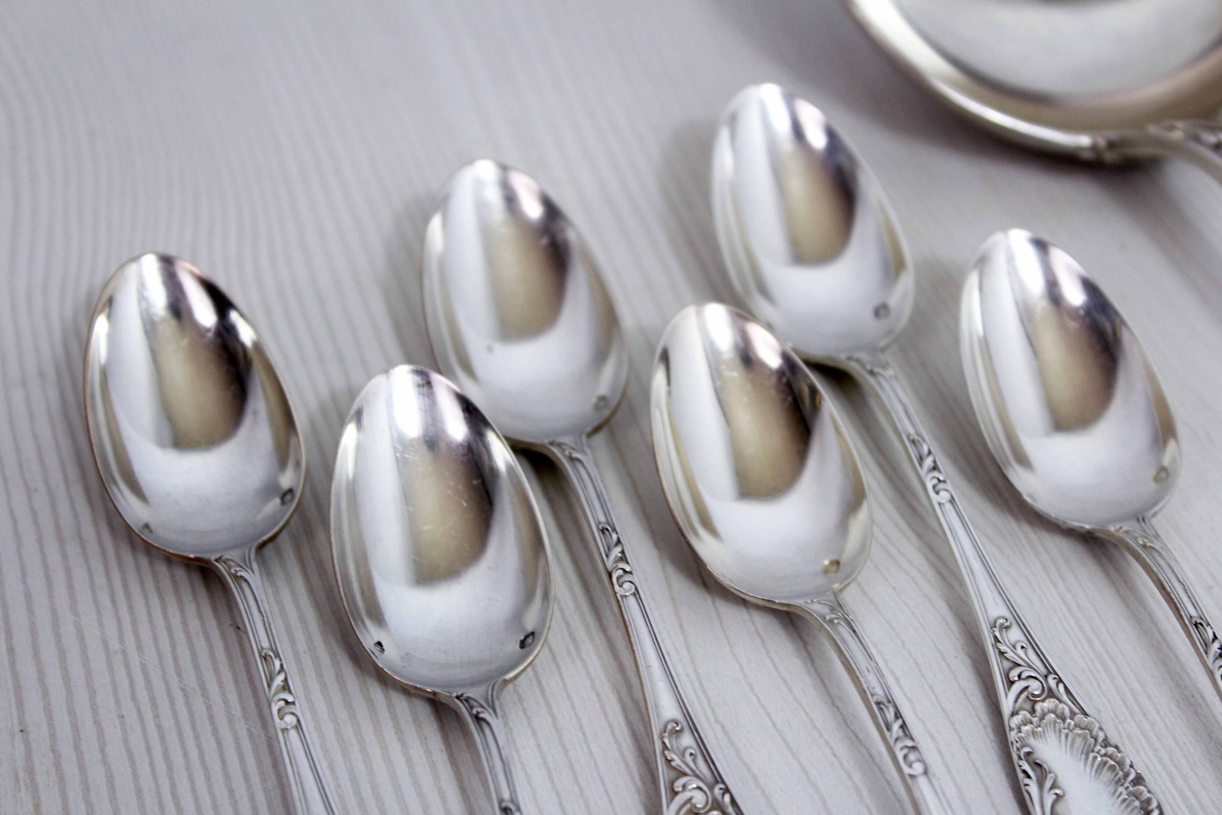Set of 37 Emile Puiforcat cutlery in solid silver