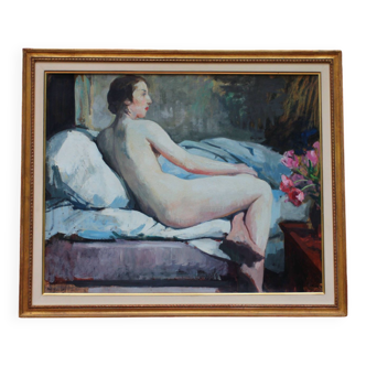 Chromo painted after Paul Charavel (mid-20th century)