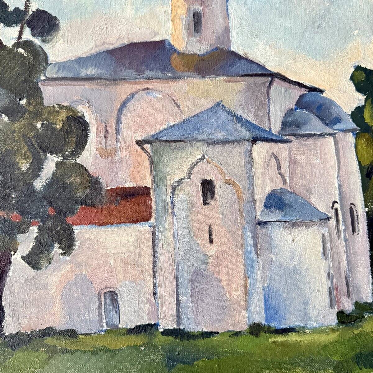 A. Isachjow, Night of Novgorod, 1974, Oil on Canvas