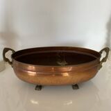 Antique copper planter