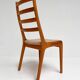 Set of Danish spindle chairs by JK Mobler, 1970s