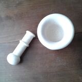 Marble mortar and pestle