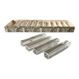 Set of 10 50s crystal knife holders