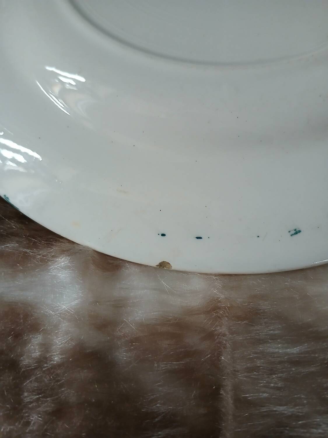 Assiette à dessert Digoin et Sarreguemines 