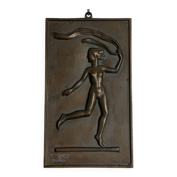 Bronze bas-relief by David Jahrl
