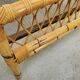 Pair of vintage rattan twin bed