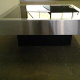 Table basse carre noire
