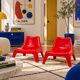 Paire de fauteuils enfant BUNSÖ – IKEA – Thomas Sandell – rouge