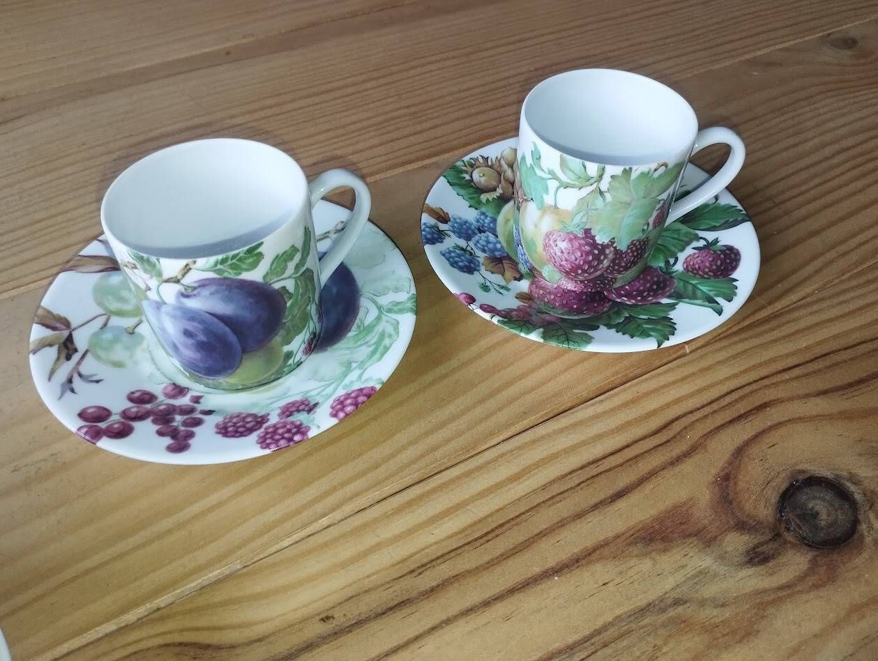 Coffee service for 8 people in limoges porcelain lazeyras – brand new condition