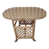 Rattan bistro table