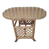 Rattan bistro table