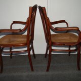 Old pair of Thonet armchairs
