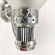 Pair of vintage silver fish wall lights