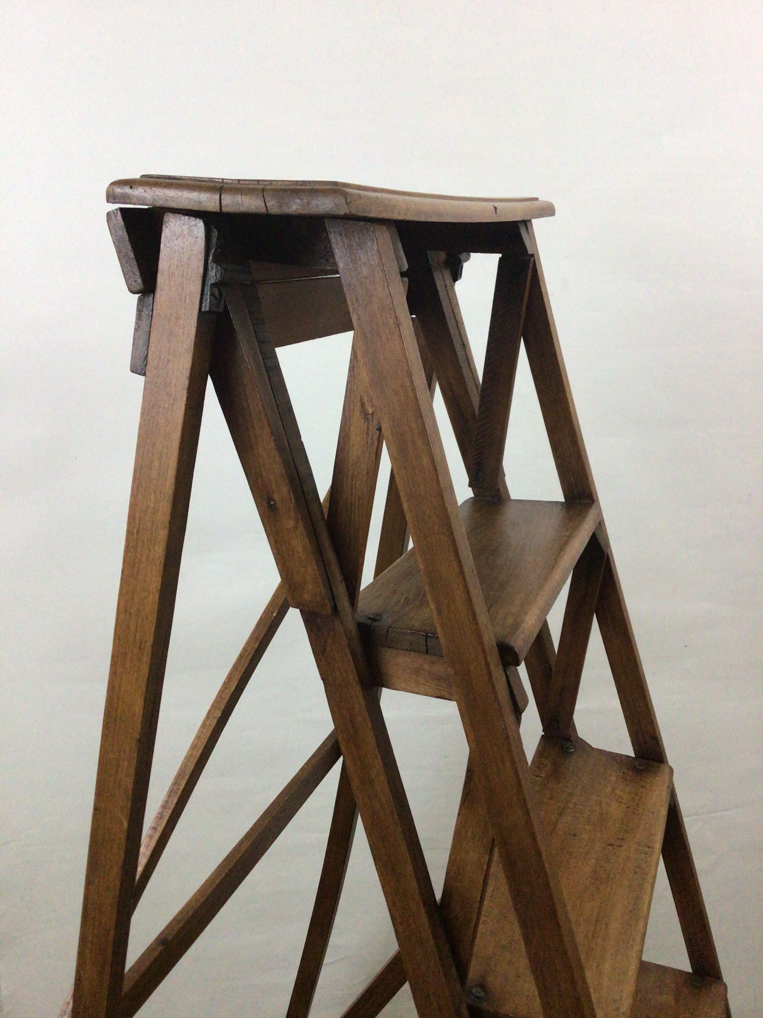 Former wooden library ladder