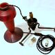 Champignon art-nouveau lamp signed schneider charles - foot and lampshade in glass paste