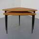 Mid-Century Triangular Birch Side Tables, 1960s, Set of 2