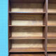 Vintage teak library from the 1960s.