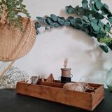 Wooden compartment workshop box