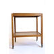 Light wood service and removable top from the 60s and 70s.