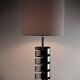 Jacques Charpentier, lampe en métal chromé