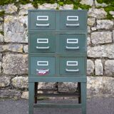 Vintage Strafor furniture, 6-drawer furniture, vintage metal furniture, industrial, loft decor, 50's