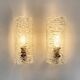 Pair of Swedish sconces 8493 Carl Fagerlund for Orrefors, 1960s