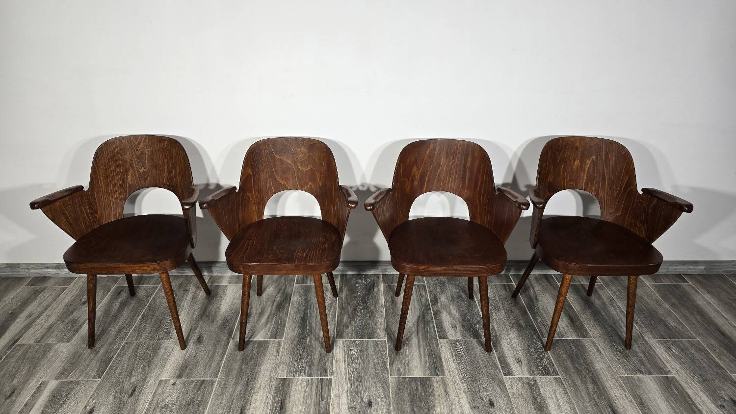 Dining Chairs by Oswald Haerdtl for Ton, Set of 4