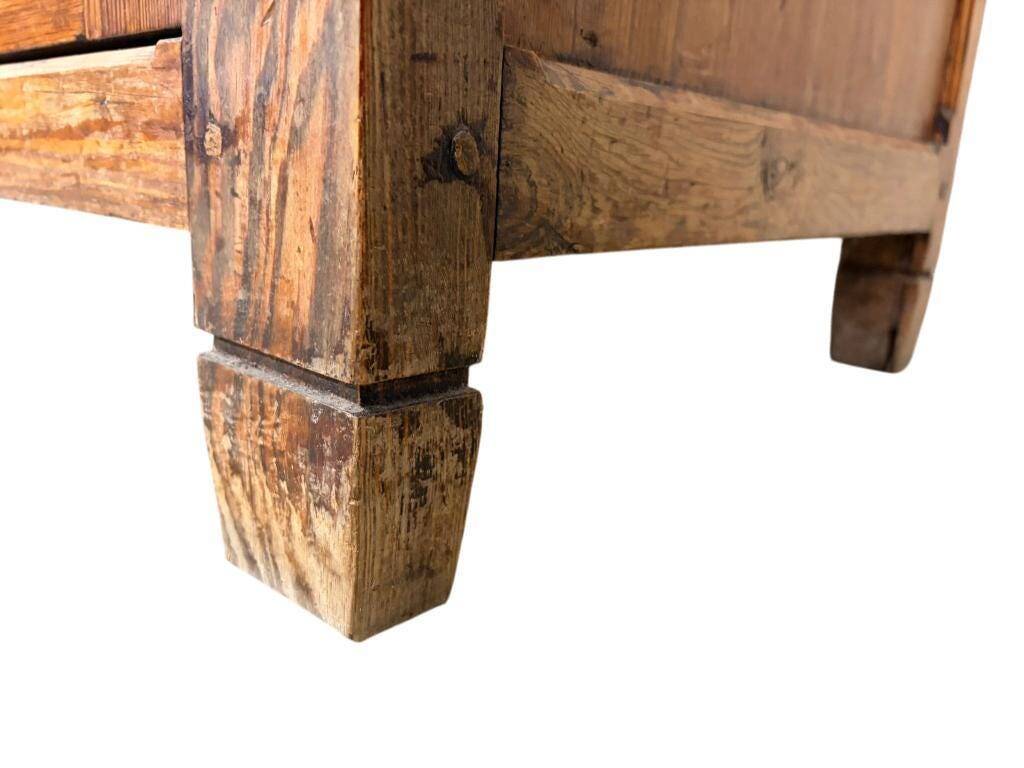 Vintage wooden display cabinet / wardrobe