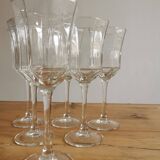 Service of 6 wine glasses Luminarc France