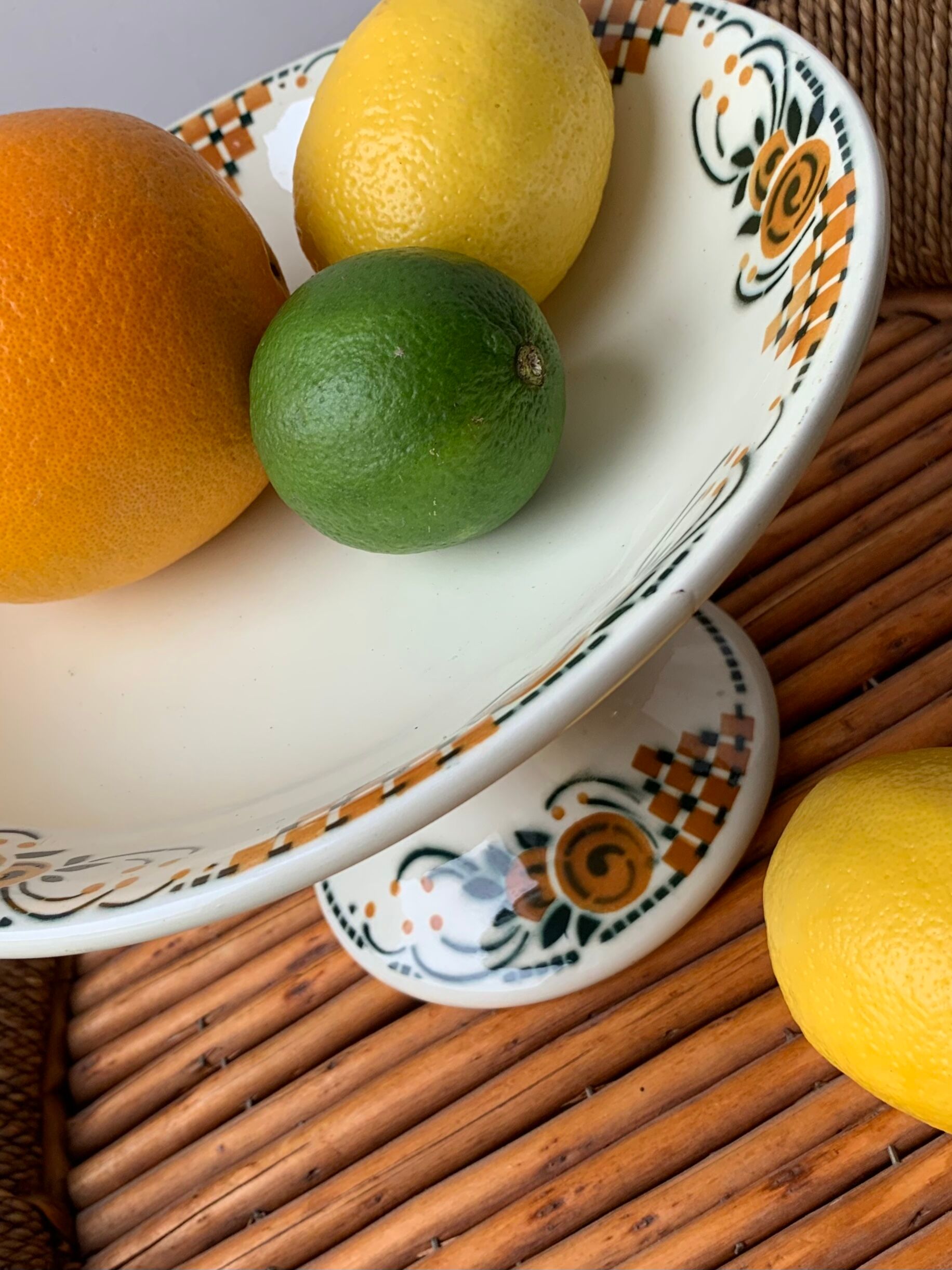 Art Deco fruit bowl