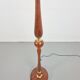 Vintage Scandinavian Floor Lamp in Teak and Brass, 1960s