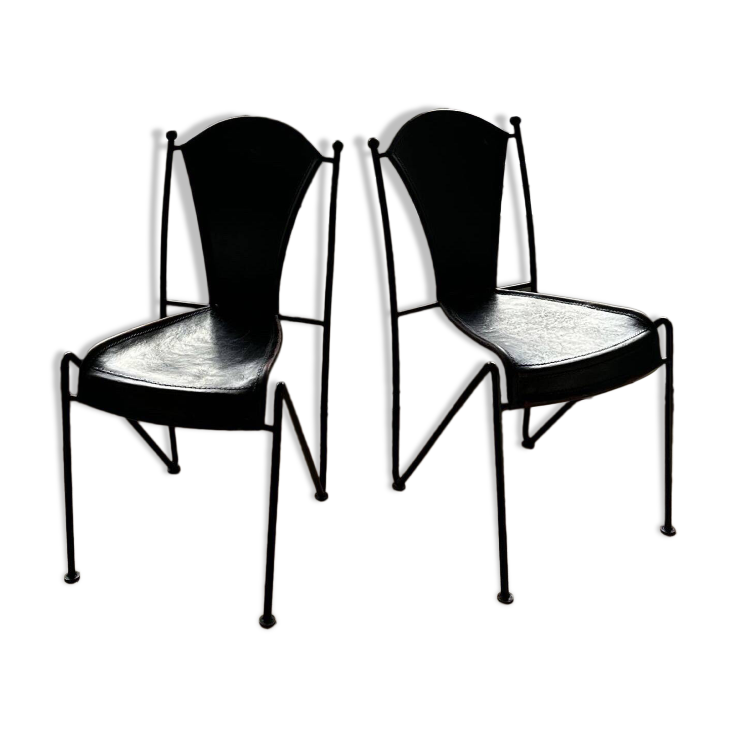 extremely rare Frederic Weinberg chairs