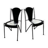 extremely rare Frederic Weinberg chairs