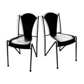 extremely rare Frederic Weinberg chairs