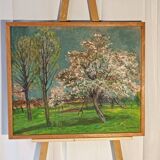 Peinture ancienne signée René Bellanger