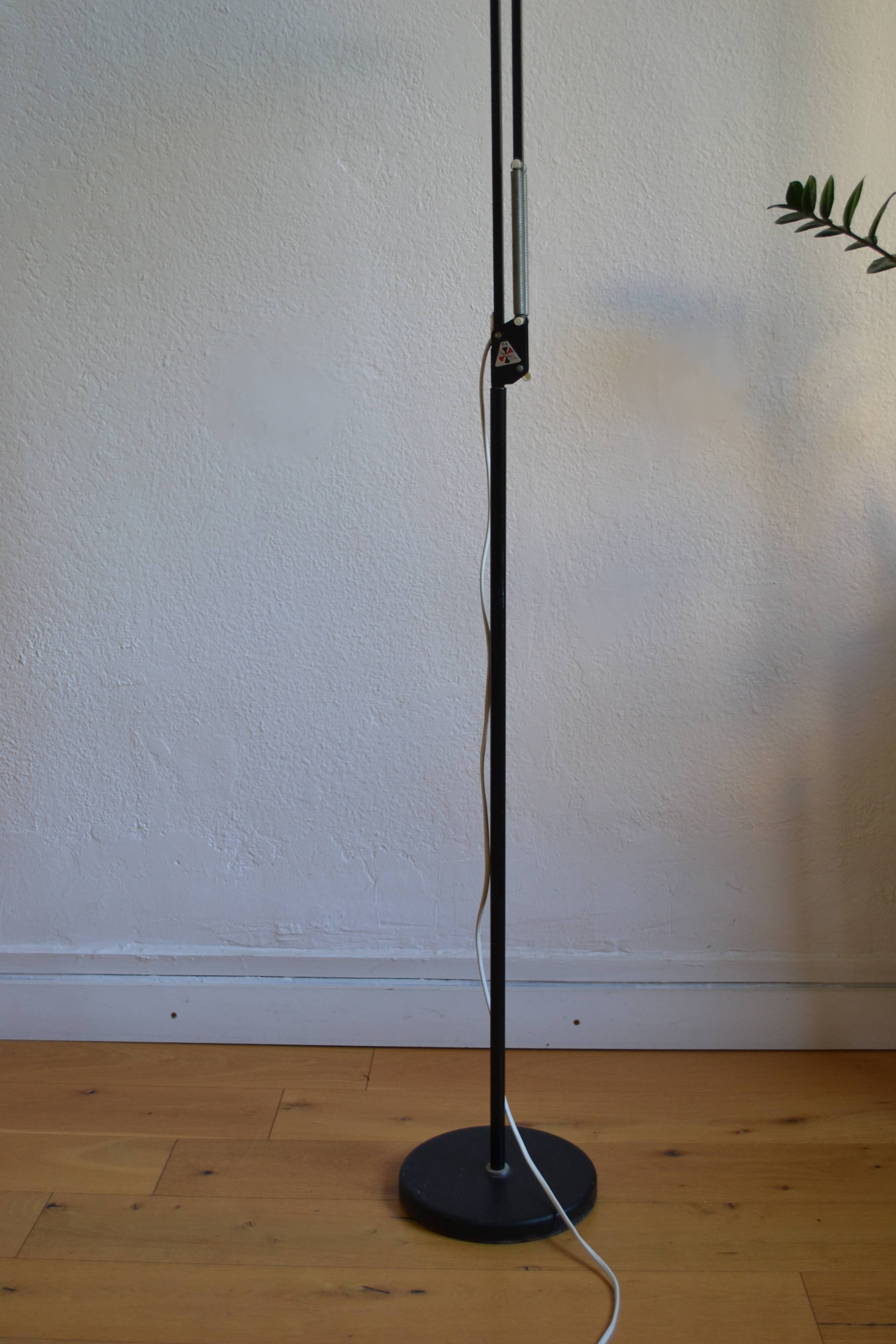 Lampadaire liseuse articulée France 1980