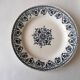 6 dessert plates from Hautin-Boulenger et Cie ironstone.