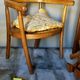 Children's chair in curved wood early 20th century