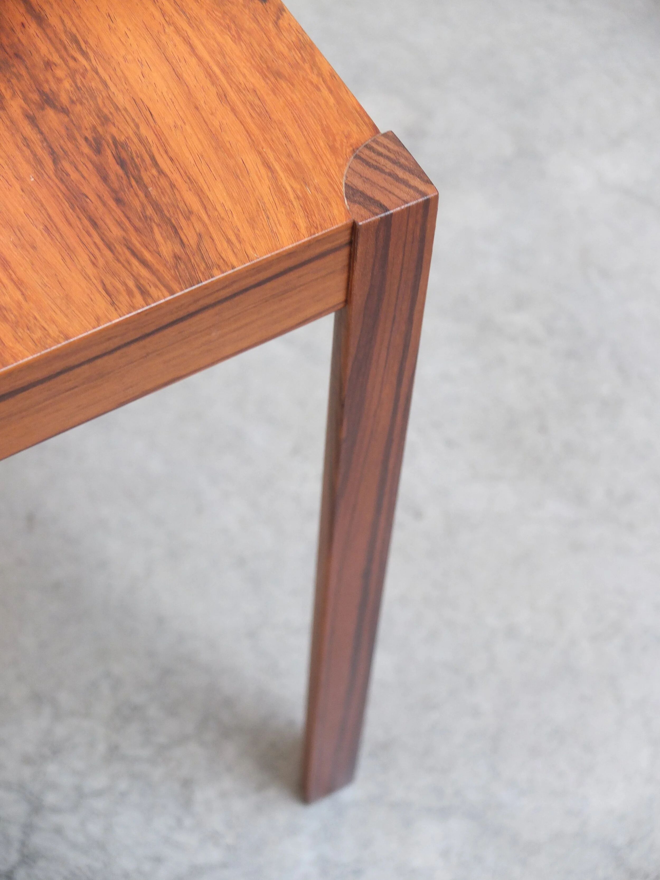 Pair of side tables in rosewood by Wilhelm Renz, 1960s